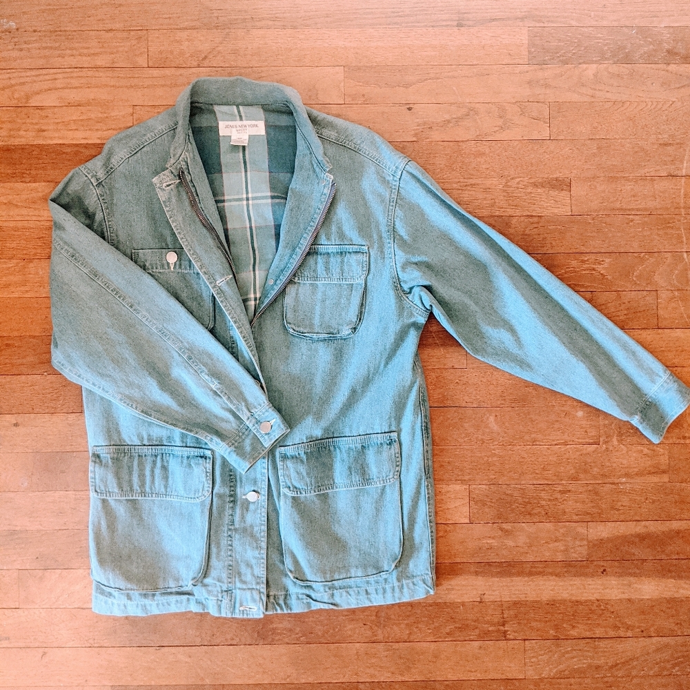 Jones New York Sport Petite Jean Jacket